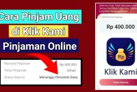 Pinjaman Online KlikKami Solusi Cepat Cair Tanpa Ribet